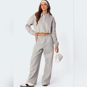 NWT Edikted Autumn Sweatpants Size XS Grey